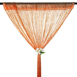 39"x78" String Door Curtain Beads Room Divider Crystal Tassel Fringe Beaded Window Panel