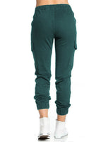 MAWCLOS Womens Casual Lounge Harem Pant Plus Size Elastic Waist Drawstring Hiking Jogger Workout Cargo Pants with Pockets