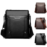 Men Utility Messenger Purse Mens Casual Shoulder Bag Satchel PU Leather Ourdoor Work Crossbody Handbag