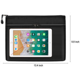 Waterproof Money Bag Fireproof Document Bag Cash Pouch Envelope Holder With Lock