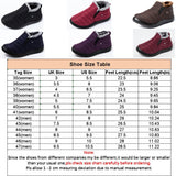 Waterproof Winter Women Men Shoes Snow Boots Plush Slip On Warm Ankle Size US