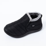 Waterproof Winter Women Men Shoes Snow Boots Plush Slip On Warm Ankle Size US
