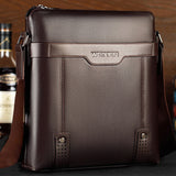 Men Utility Messenger Purse Mens Casual Shoulder Bag Satchel PU Leather Ourdoor Work Crossbody Handbag