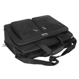 Shockproof Laptop Bag, Multi Function Business Messenger Bag Travel Briefcase Protective Notebook Handbags, 17 inch, Black