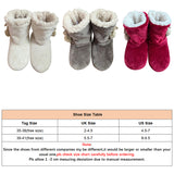 Christmas Elk Indoor Winter Warm Slippers Home Plush Men Women Boots House Shoes