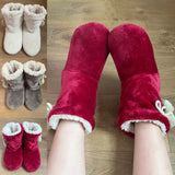 Christmas Elk Indoor Winter Warm Slippers Home Plush Men Women Boots House Shoes