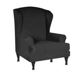 Stretch Armrest Sofa Cover Wing Back Chair Cover Elastic Spandex Armchair Slipcover Protector for Homeliving Room Office