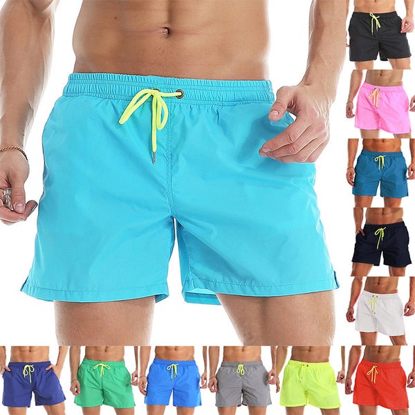 Men Boxer Shorts Trunks Underpants Casual Beach Short Pants Drawstring Quick Dry