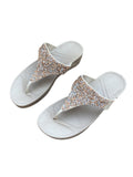 Women Rhinestone Slippers Sandals Slip On Flip Flops Thong Mules Casual Shoes
