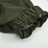 Women Zipper Bottoms Boho Solid Color Trousers Beach Pants Harem Loungewear