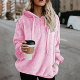 Women Hoodie Jumper Zip Up Sweater Casual Long Sleeve Hooded Sweatshirt Pullover