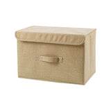 Foldable Cube Storage Bins with Lids and Handle, Large  Fabric Storage Basket Organizer Containers