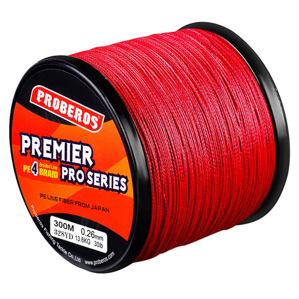 300M Strong Spectra Braided Fishing Line 100% PE Premium 4 Strands 6-100LB High Strength