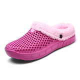 Women's Men's Slippers Couple Slip On Indoor Outdoor House Comfortable Shoes