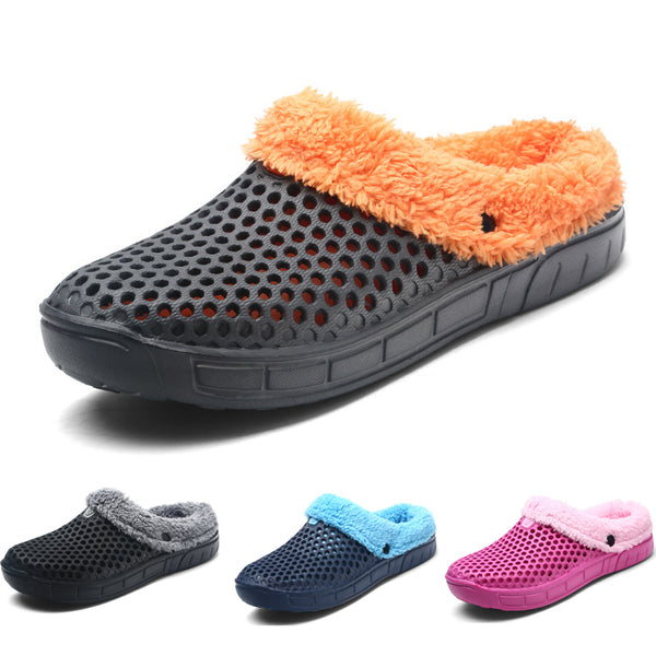 Women's Men's Slippers Couple Slip On Indoor Outdoor House Comfortable Shoes