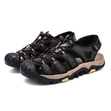 Men Outdoor Hiking Sandals Summer Camping Casual Beach Shoes Anti-Slip Round Toe