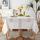 Hollow Cotton Table Cloth Cover Rectangle Square Tablecloth Kitchen Dining Decor