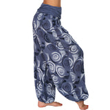 Ladies Lounge Wide Leg Loungewear Women Loose Fit Palazzo Pant Floral Print Beach High Waist Boho Trousers