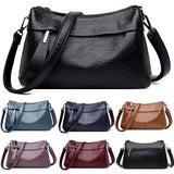 Women Mother Medium Cross/Shoulder Bag Handbag Leather Leisure Shopping Business