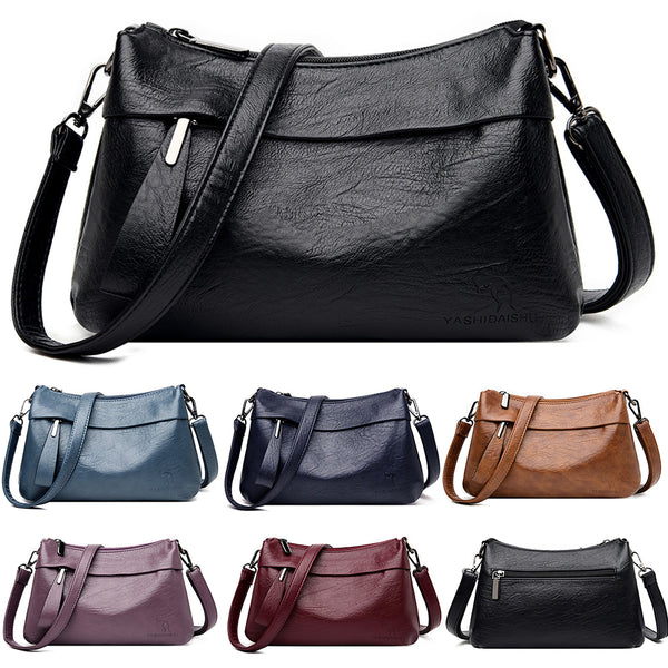 Women Mother Medium Cross/Shoulder Bag Handbag Leather Leisure Shopping Business