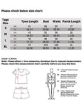 Women's Pajamas Set Solid Color Slings Sleeveless Tops+Shorts Outfits Set Sleep