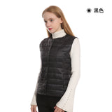 Lady Heated Vest Warm Winter Buttons Sleeveless Electric USB Jacket Heating Coat