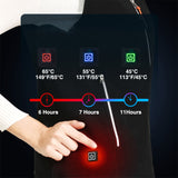 WINWARM Electric Heated Jacket Unisex Fleece Vest USB Thermal Warm Heat Pad Winter Body Warmer Optional Battery Pack Power Bank
