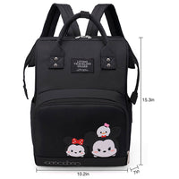 Zipper Pockets Waterproof Large Capacity Insulated Pockets Backpack Diaper Bag