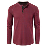 Men Crew Neck Long Sleeve Tops Casual T-Shirt Blouse Pullover Tunic Sweatshirt