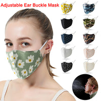 CUH Cloth Face Masks,Floral Masks,Adult Woman Man Mouth Covering,Breathable Mouth-muffle,Washable Reusable Mask
