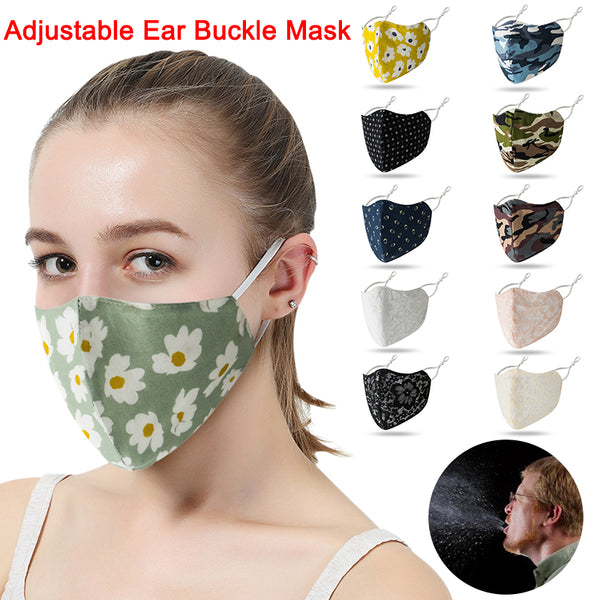 CUH Cloth Face Masks,Floral Masks,Adult Woman Man Mouth Covering,Breathable Mouth-muffle,Washable Reusable Mask