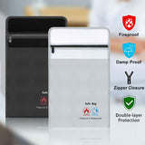 Waterproof Money Bag Fireproof Document Bag Fire Safe Cash Pouch Envelope Holder