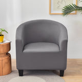 Club Chair Slipcover Stretch Barrel Chair Covers Jacquard Tub Chair Slipcovers Soft Spandex Armchair Sofa Cover Removable Couch Furniture Protector Arm Chair Cover for Living Room