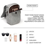 Women Vintage Crossbody Phone Bag, Small Messenger Shoulder Bag Cash Handbag Wallet Purse