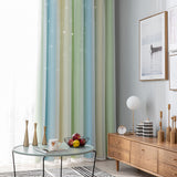2-Layer Blackout + Sheer Curtains Starry Hollow-Out Stars Curtain Room Darkening Starry Curtain Eyelet Ring Top Window Drape for Kids Girls Children Bedroom Decor