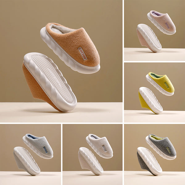 Mens Slippers Womens Warm Winter Warm Mules Shoes House Slippers Anti-Slip Indoor Outdoor Shoes