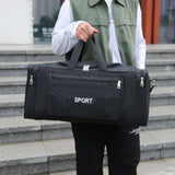 Foldable Travel Duffle Bags Large Capacity Sports Gym Duffle Bag Tote Lightweight Waterproof Luggage Bag