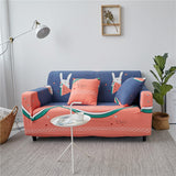 Stretch Sofa Slipcover 1/2/3/4/ Seat Sofas Spandex Fabric Couch Cover Chair Loveseat Furniture Protector Covers for Living Room