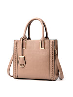 Women's Crocodile Grain PU Leather Shoulder Bag Crossbody Bag Handbag Tote Purse