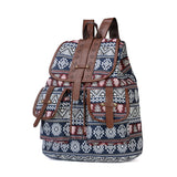 Women Vintage Backpack Handmade Knit Travel School Shoulder Bag Satchel Rucksack