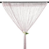 39"x78" String Door Curtain Beads Room Divider Crystal Tassel Fringe Beaded Window Panel