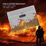 Waterproof Money Bag Fireproof Document Bag Cash Pouch Envelope Holder With Lock