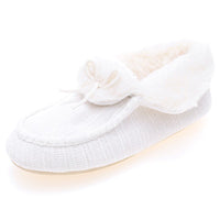 Women Slip On Round Toe Slipper Closed Heel Winter Boots Keep Warm Slipper