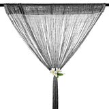 39"x78" String Door Curtain Beads Room Divider Crystal Tassel Fringe Beaded Window Panel