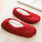 Women's Solid Color Flats Slippers Closed Toe Anti-slip Breathable Casual Shoes