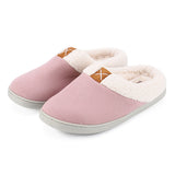 Women Men Slippers Plush Lined House Shoes Indoor Outdoor Anti-Skid Mules Slides