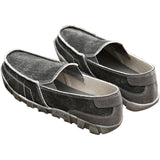 Men's Solid Color Flat Heels Casual Shoes Lightweight Slip On Holiday Round Toe