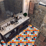 6-60 PACK Peel and Stick Tile Backsplash Self-Adhesive Decorative Waist Line Mosaic Tiles for Kitchen and Bathroom