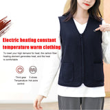 Electric USB Winter Heated Vest Jacket Warm Up Heating Pad Body Warmer Thermal