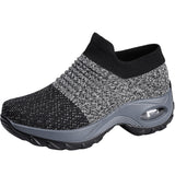 Womens Walking Shoes Air Cushion Breathable Mesh Running Shoes Trainers